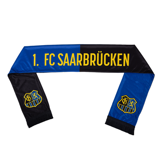 Sommerschal Block Blau-Schwarz
