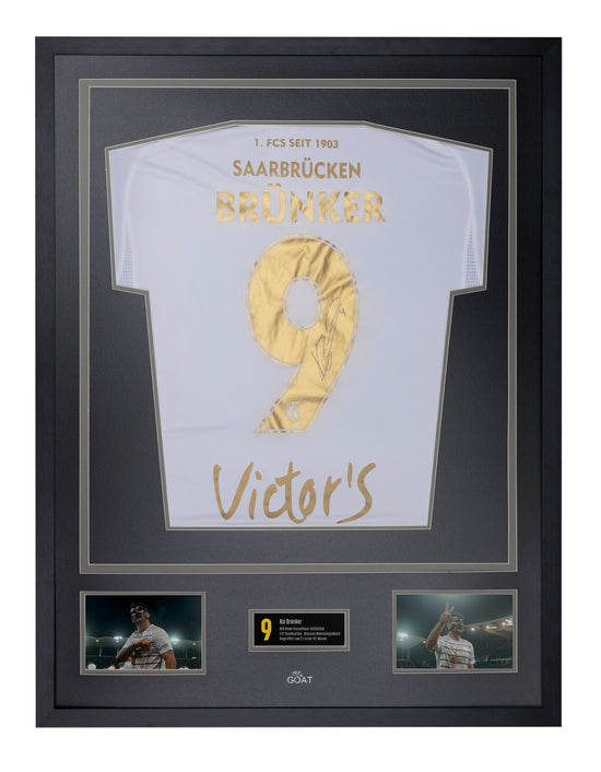 1. FC Saarbrücken 120 Jahre Signature Edition – Kai Brünker gerahmt & signiert