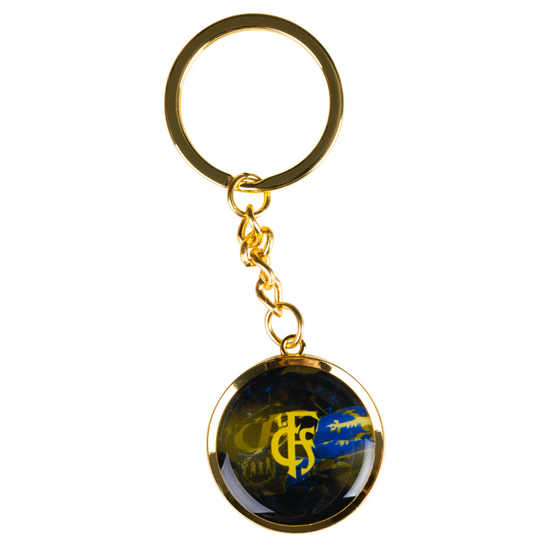 FCS-Schlüsselanhänger in gold (1FCS + Fankurve)