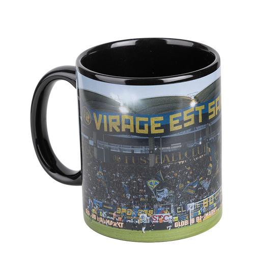 Tasse schwarz Fankurve