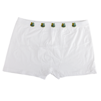 Boxershort weiß Wappen
