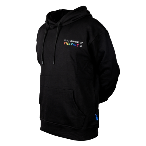 Hoodie Vielfalt schwarz