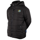 Winterjacke kurz schwarz mit Wappen