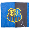Fahne klein mit Wappen blau-schwarz