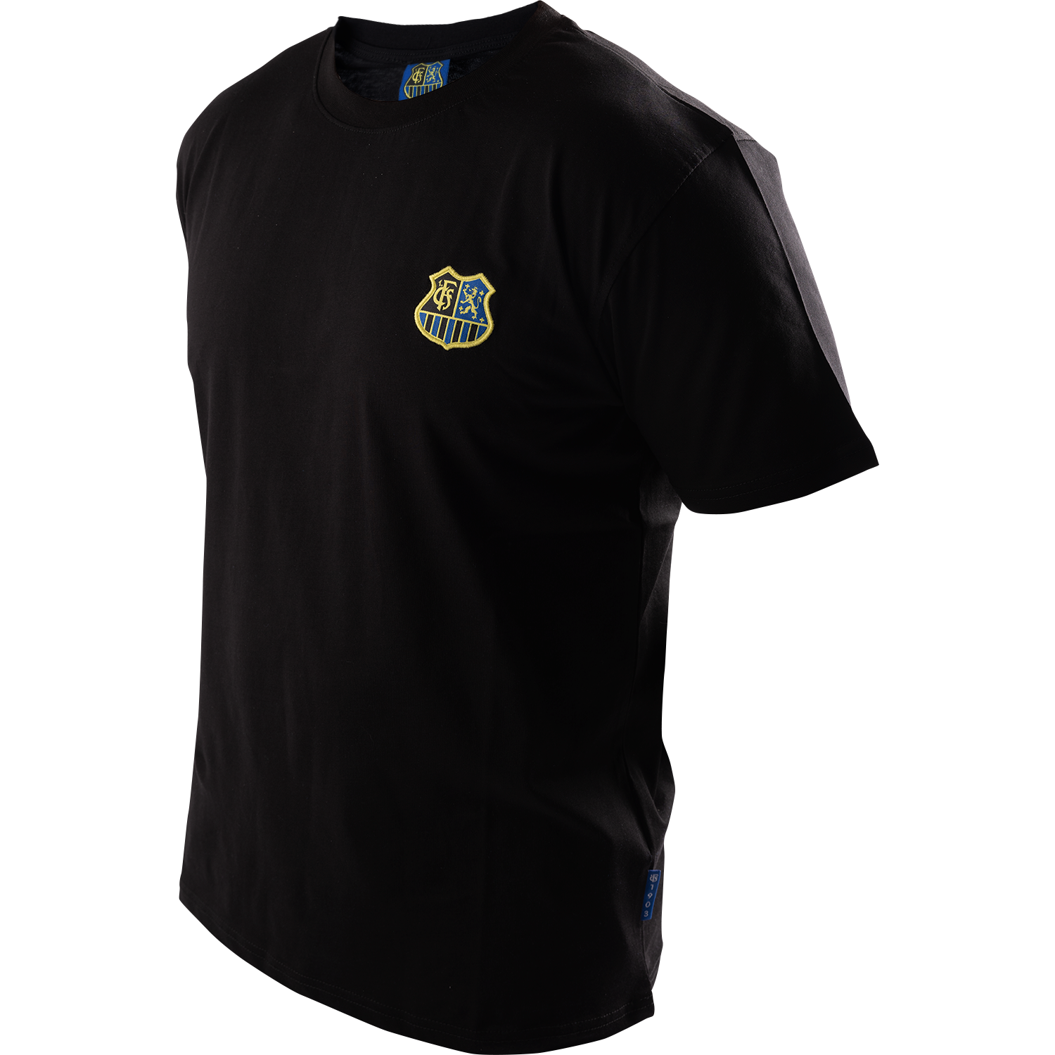 FCS T-Shirt Wappen in schwarz