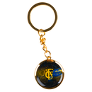 Round keyring with "1FCS" in gold