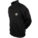 Weste schwarz mit gesticktem Wappen