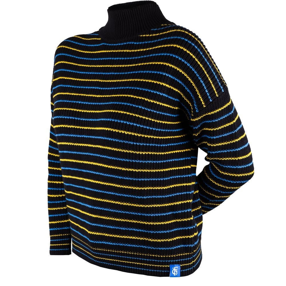 Damenpullover Strick gestreift