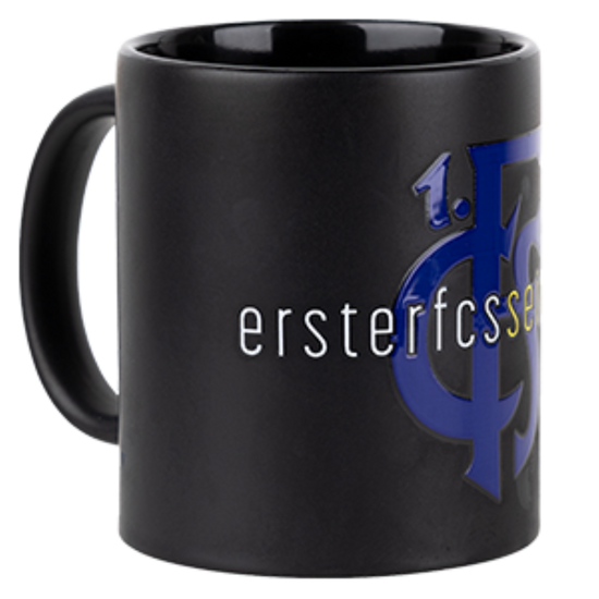 Tasse schwarzmatt ersterfcs