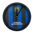Wanduhr "Blau-Schwarz"