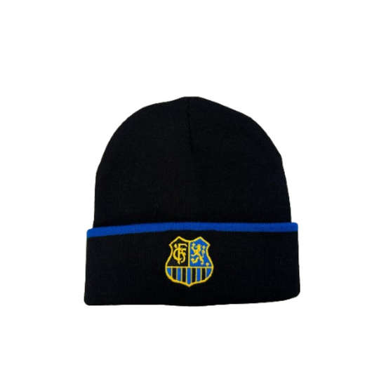 FCS Beanie blauschwarz mit "Wappen" gestickt
