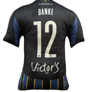 Trikot-Kissen blau-schwarz 25/26