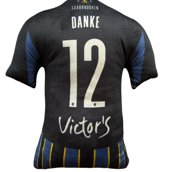 Trikot-Kissen blau-schwarz 25/26