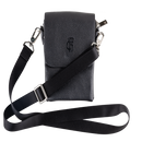 Hochwertige Stadiontasche in Leder schwarz-FCS