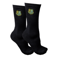 FCS College Socken mit Wappen schwarz