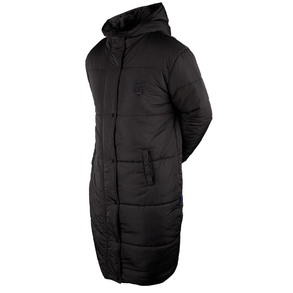 Damen Mantel lang schwarz