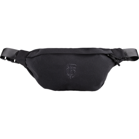 Gürteltasche schwarz mit Logo in Schwarz