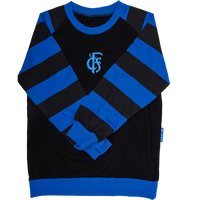 Kids Longsleeve mit gestreiften Armen-FCS