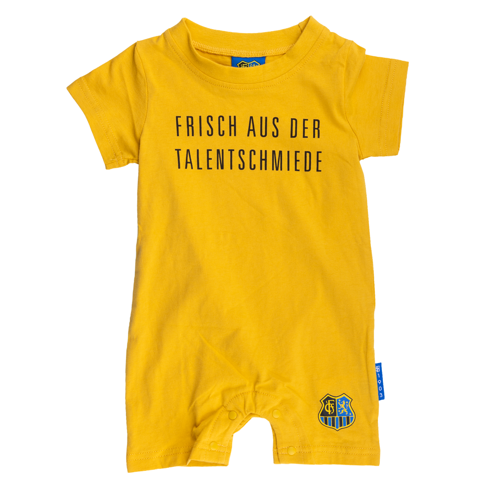 Baby Body gelb "Talentschmiede"