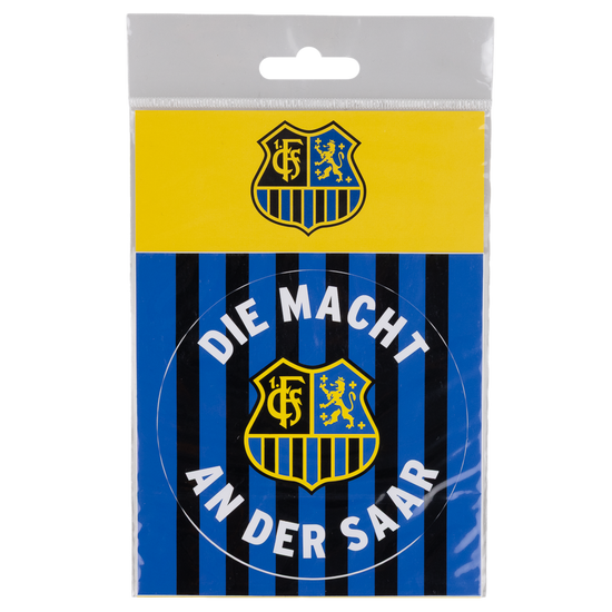 Aufkleber "DIE MACHT AN DER SAAR" rund