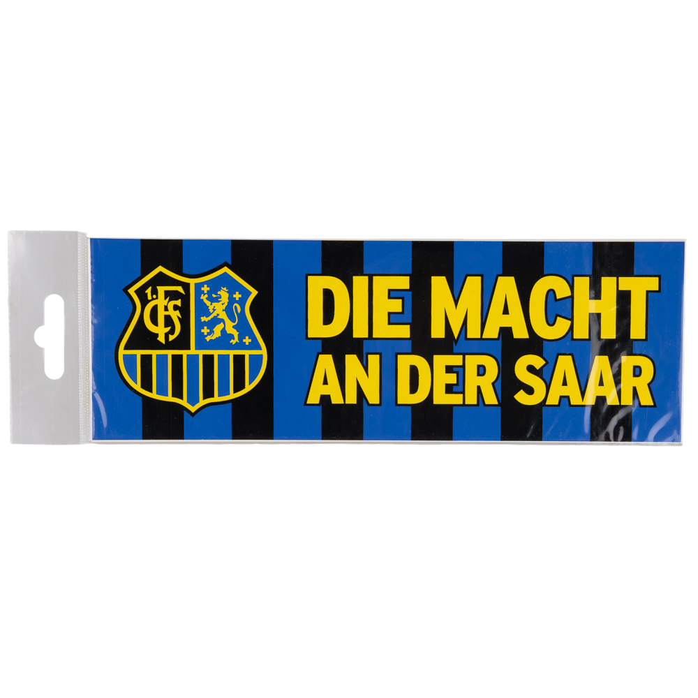 Sticker "THE POWER ON THE SAAR" longitudinal
