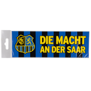 Sticker "THE POWER ON THE SAAR" longitudinal