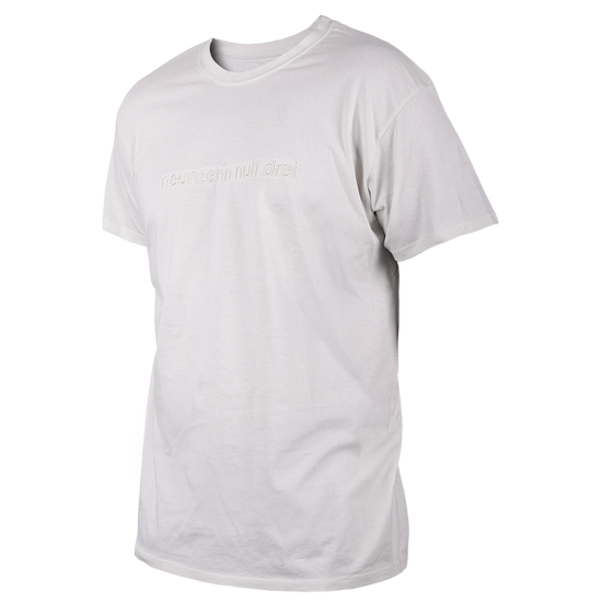 T-Shirt beige mit neunzehnnulldrei gestickt