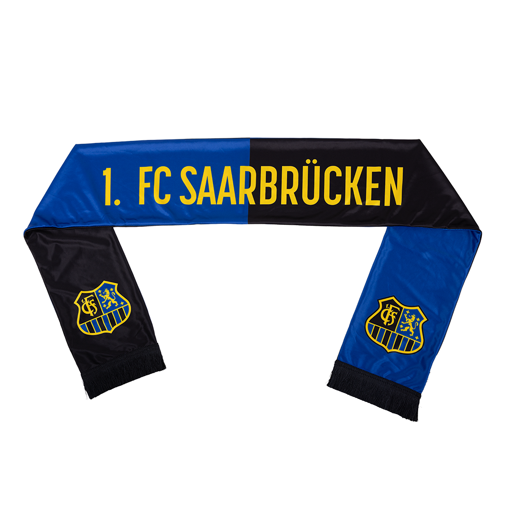 Sommerschal Block Blau-Schwarz