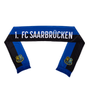 Sommerschal Längs Blau-Schwarz