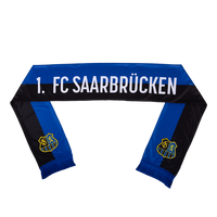 Sommerschal Längs Blau-Schwarz