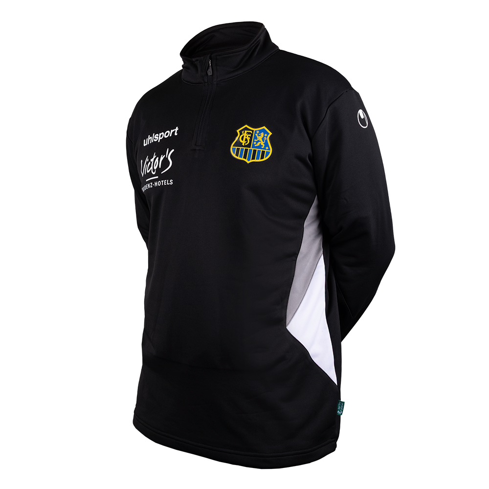 Uhlsport Equipe 29 1/4 Zip Top Schwarz - 1. FC Saarbrücken