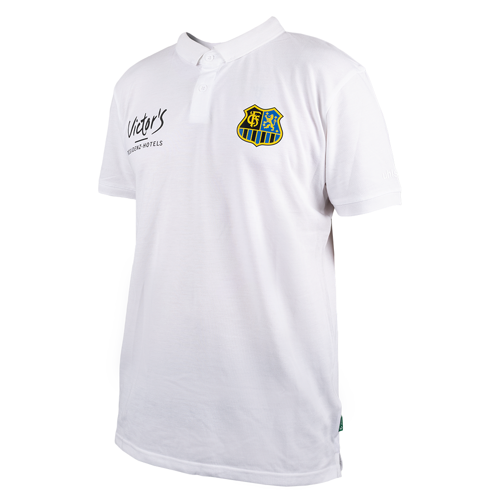 Uhlsport Essential Polo Shirt Prime Weiß - 1. FC Saarbrücken