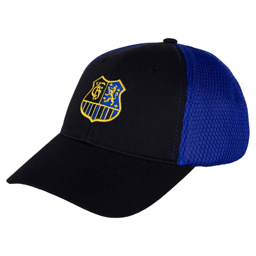 Basecap Blau - Schwarz mit Wappen