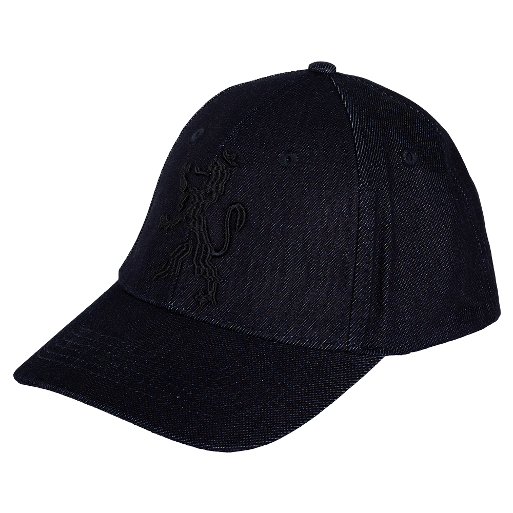 Basecap Jeans mit Löwe