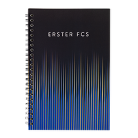 Notebook blue-black stripes