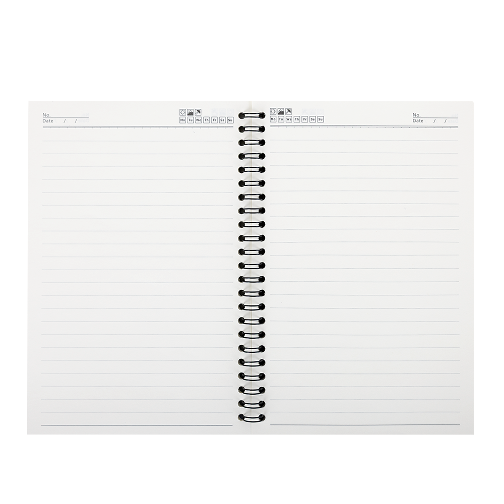 Notebook blue-black stripes