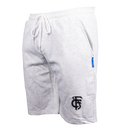Short grau mit schwarzem Logo bestickt