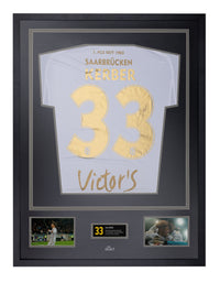 1. FC Saarbrücken 120 Jahre Signature Edition – Luca Kerber gerahmt & signiert