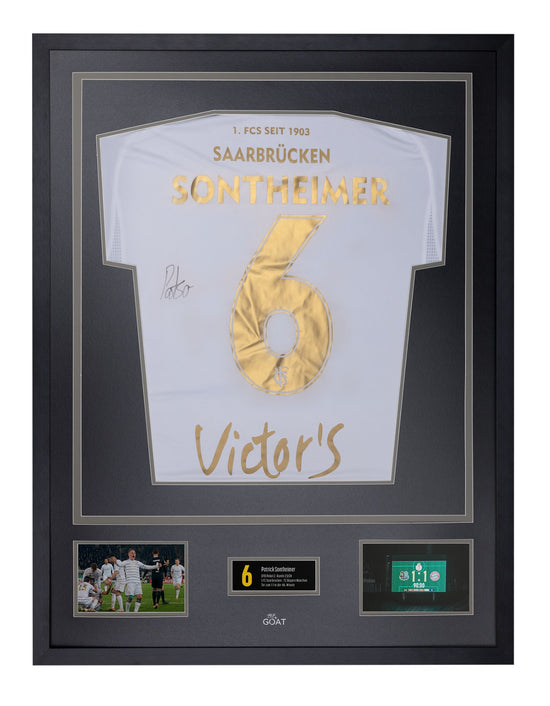 1. FC Saarbrücken 120 Jahre Signature Edition – Patrick Sontheimer gerahmt & signiert