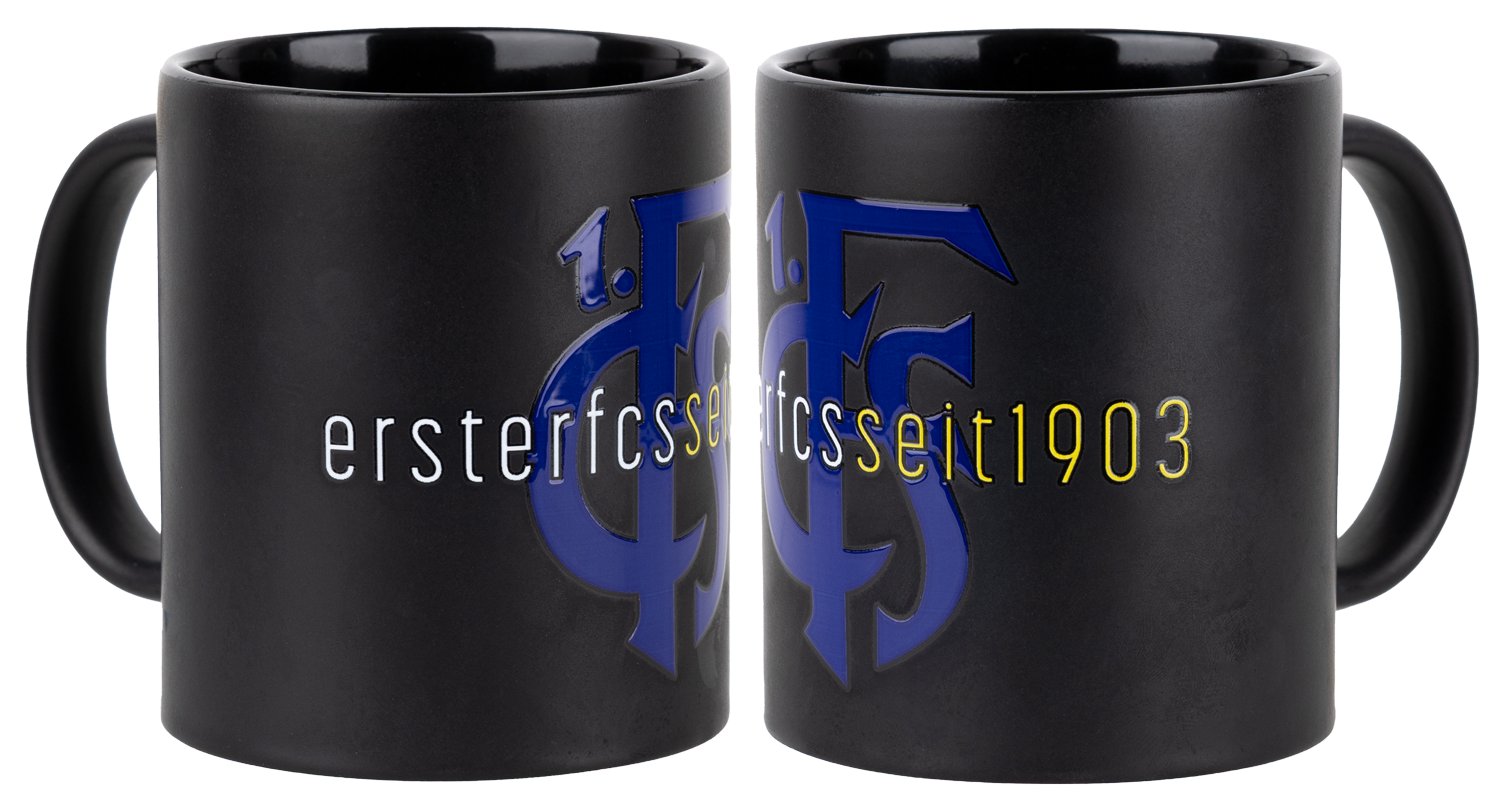 Tasse schwarzmatt ersterfcs