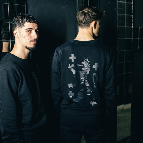 Sweater Rückendruck Löwe