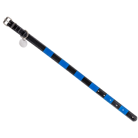 Hundehalsband blau-schwarz Leder -FCS