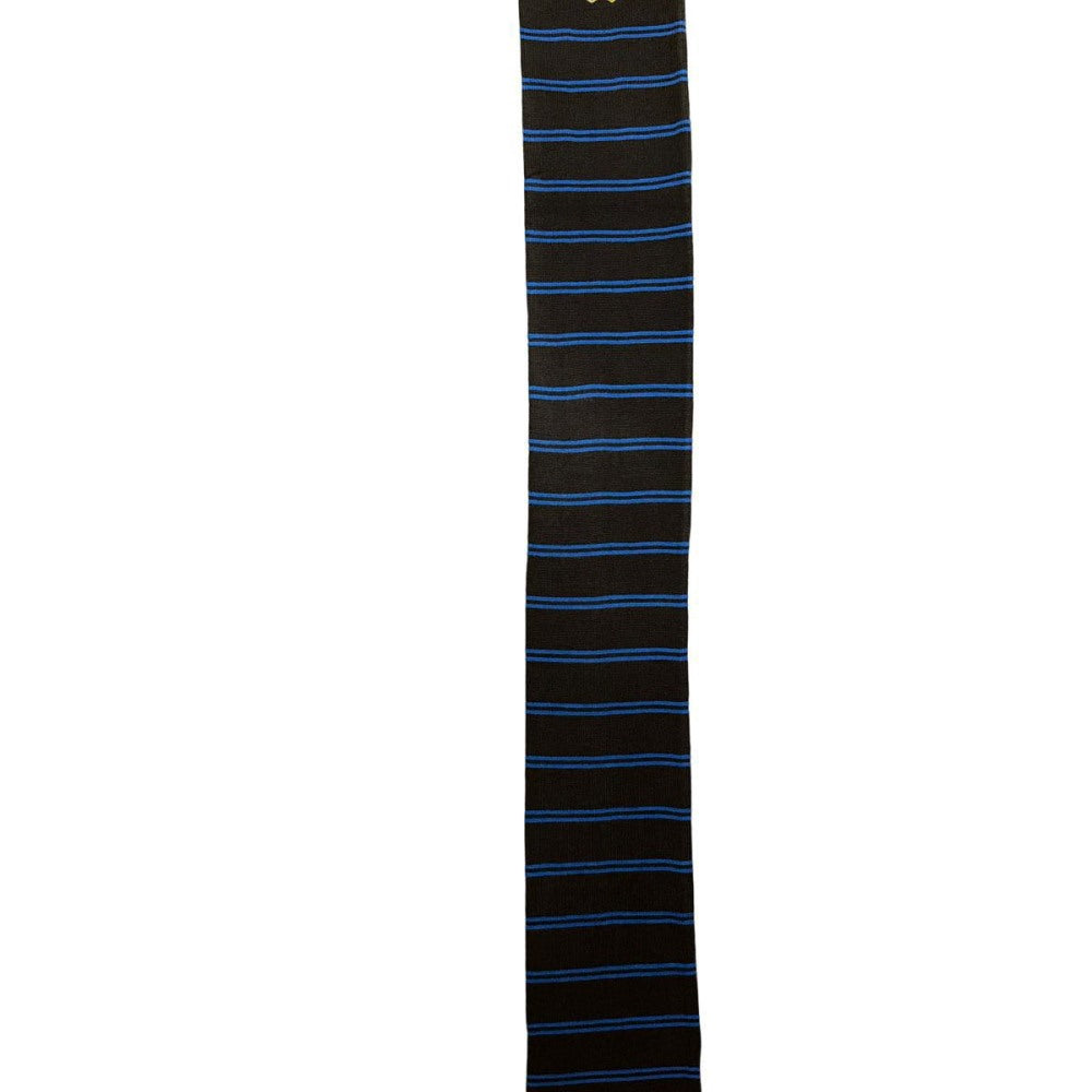 FCS-Schal schwarz schmal gestreift mit Wappen
